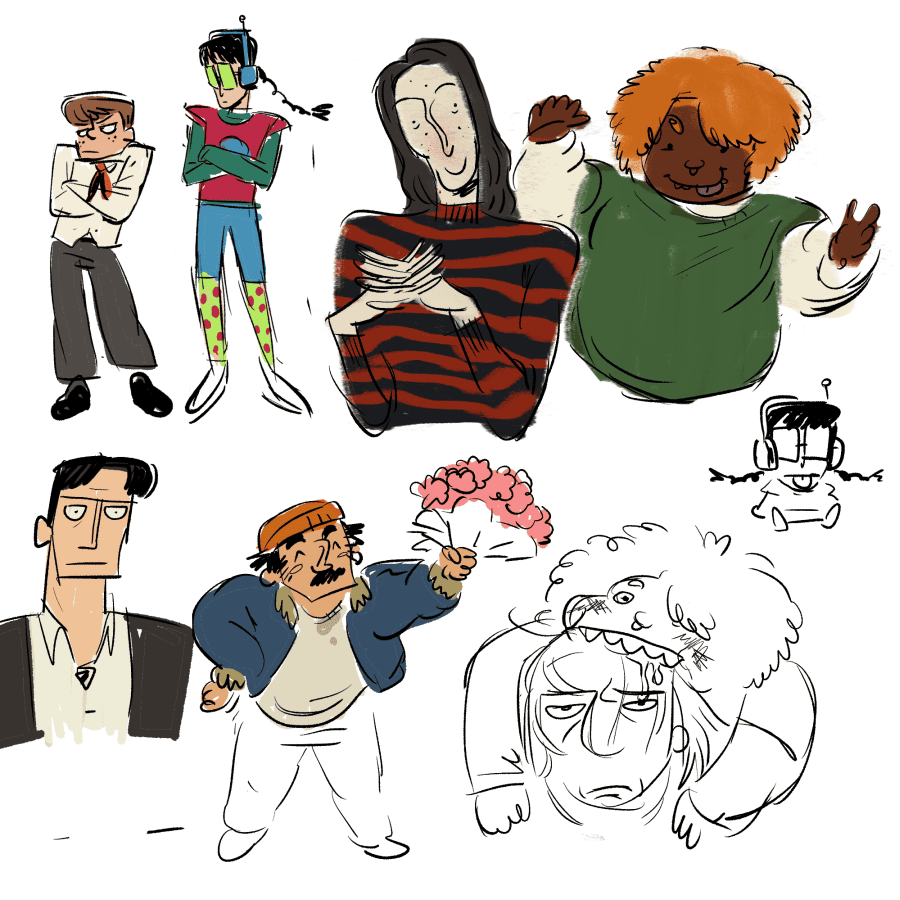 monster sketches